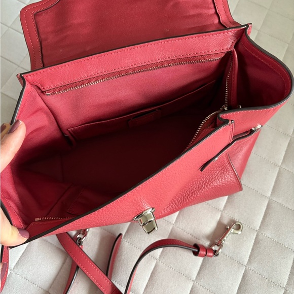 Coach Red Leather Women's Bag - Picture 6 of 6